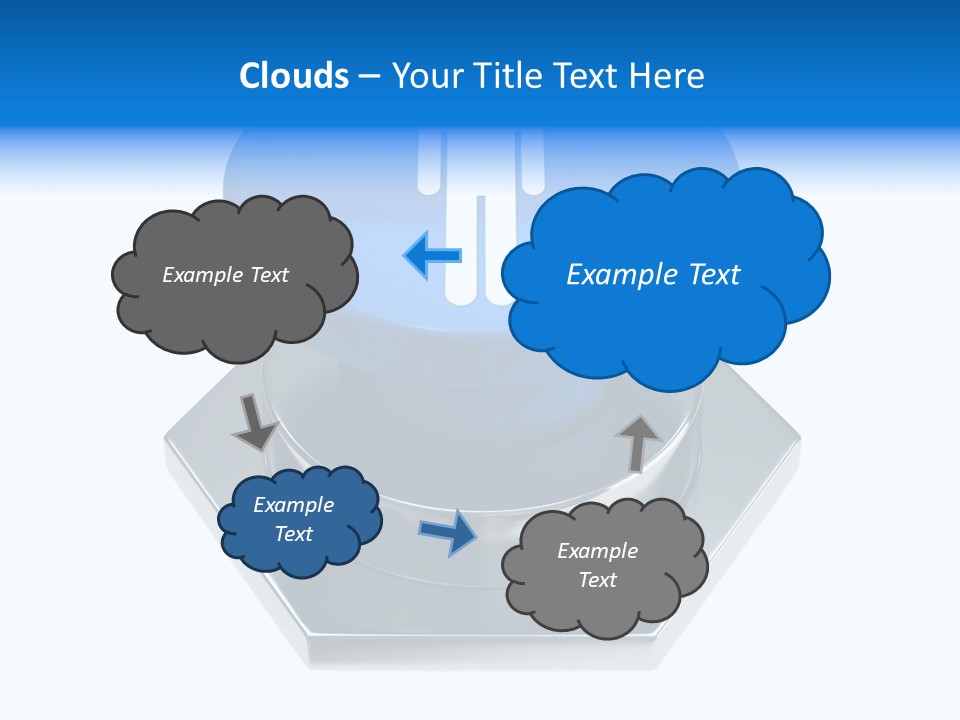 Male Lavatory Boy PowerPoint Template