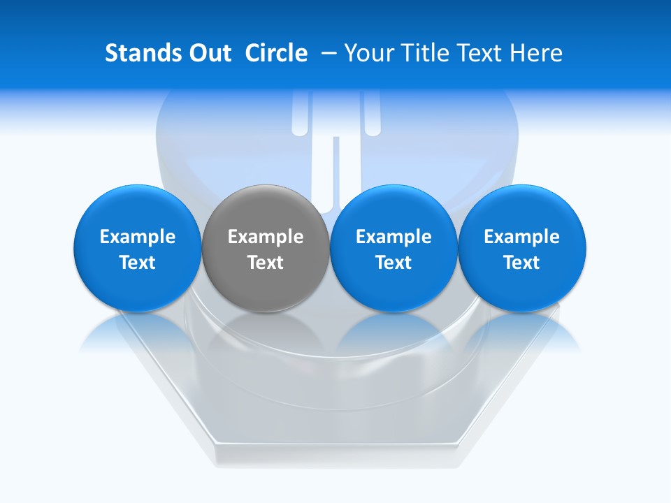 Male Lavatory Boy PowerPoint Template