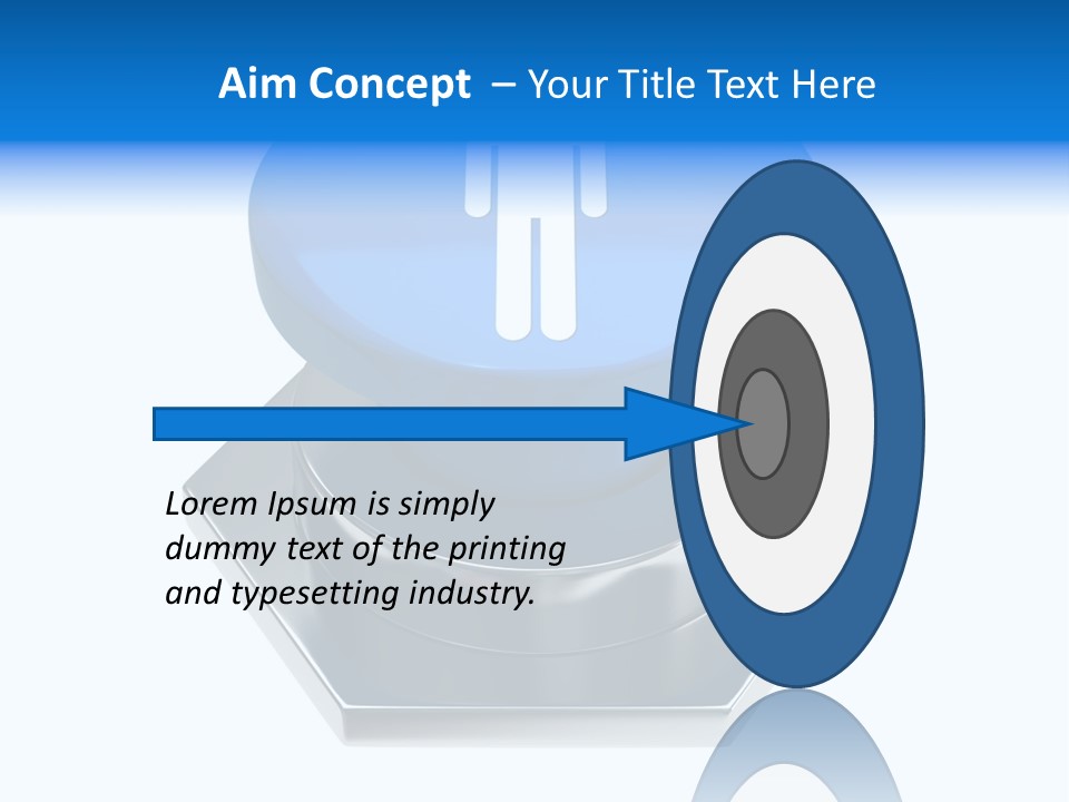 Male Lavatory Boy PowerPoint Template