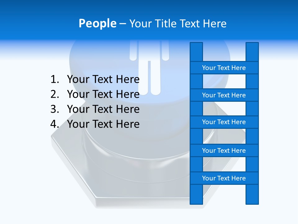 Male Lavatory Boy PowerPoint Template