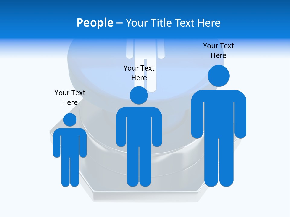 Male Lavatory Boy PowerPoint Template