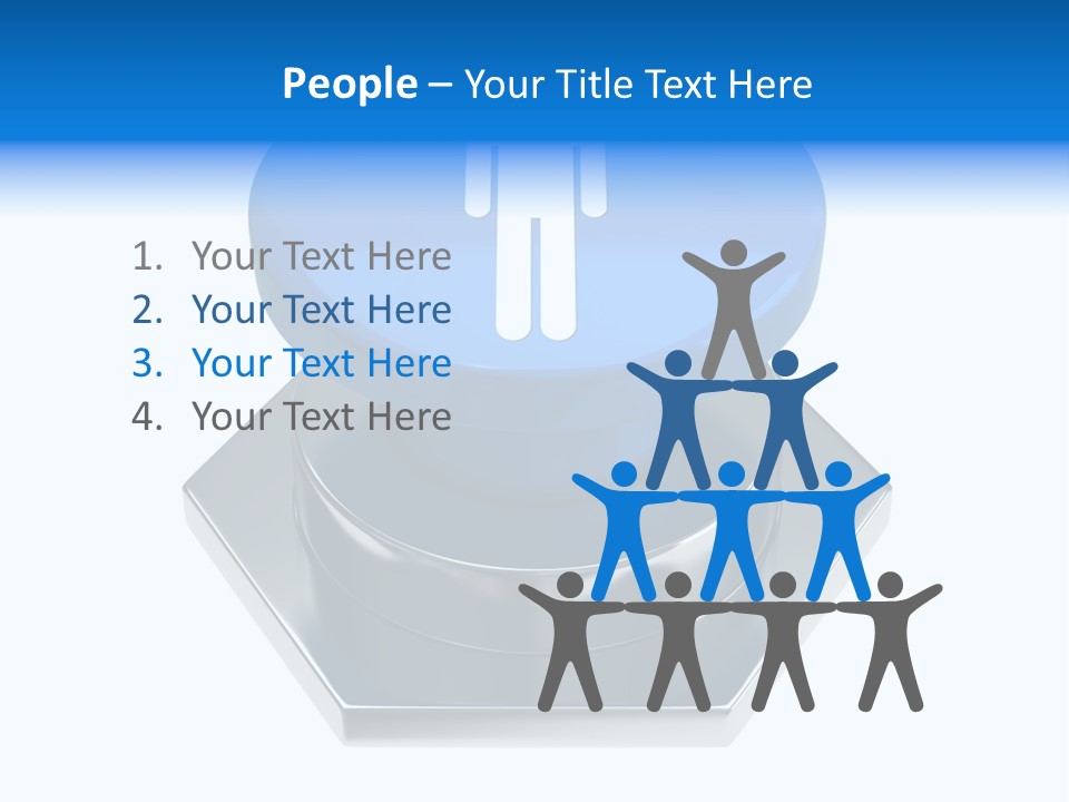 Male Lavatory Boy PowerPoint Template