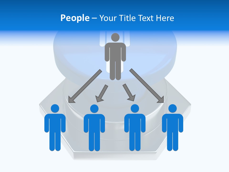 Male Lavatory Boy PowerPoint Template