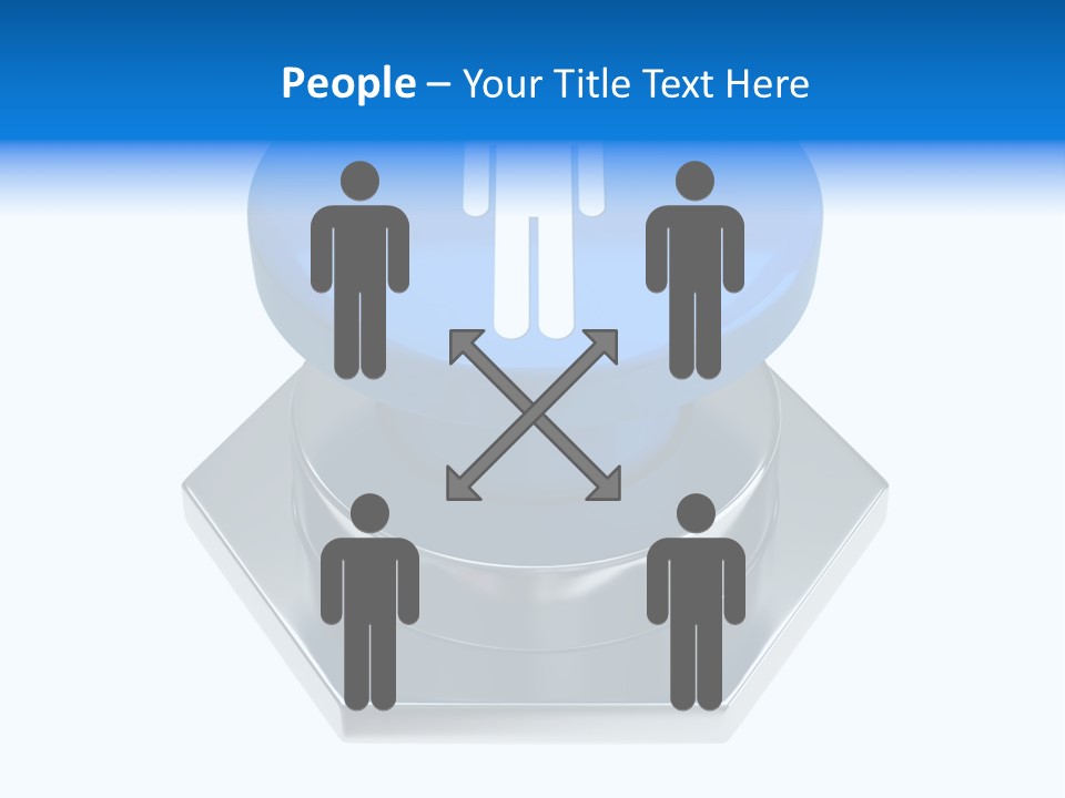 Male Lavatory Boy PowerPoint Template