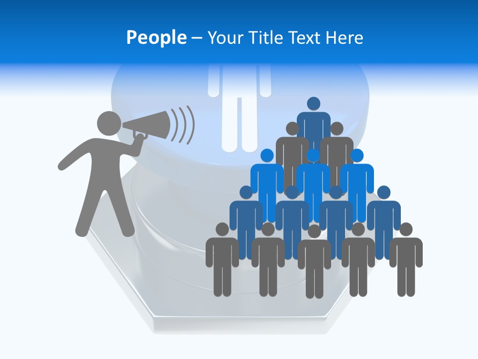 Male Lavatory Boy PowerPoint Template