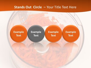 Processor White Grater PowerPoint Template