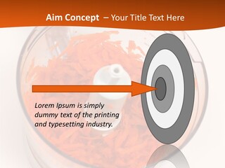 Processor White Grater PowerPoint Template