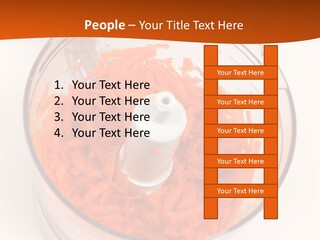Processor White Grater PowerPoint Template