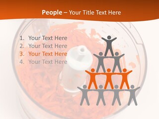 Processor White Grater PowerPoint Template