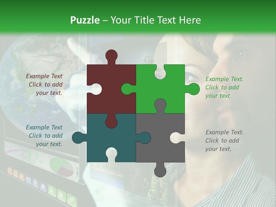 Futuristic Visual Screen PowerPoint Template