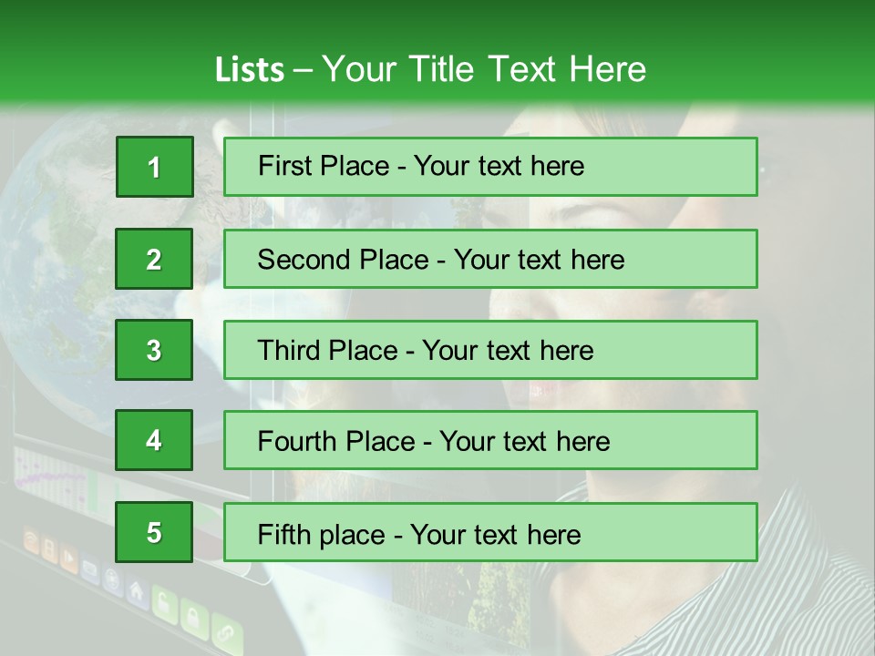 Futuristic Visual Screen PowerPoint Template