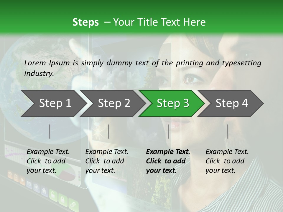 Futuristic Visual Screen PowerPoint Template