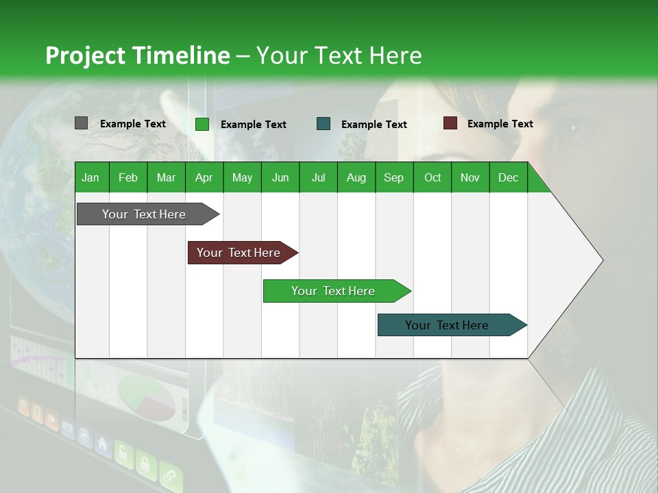 Futuristic Visual Screen PowerPoint Template
