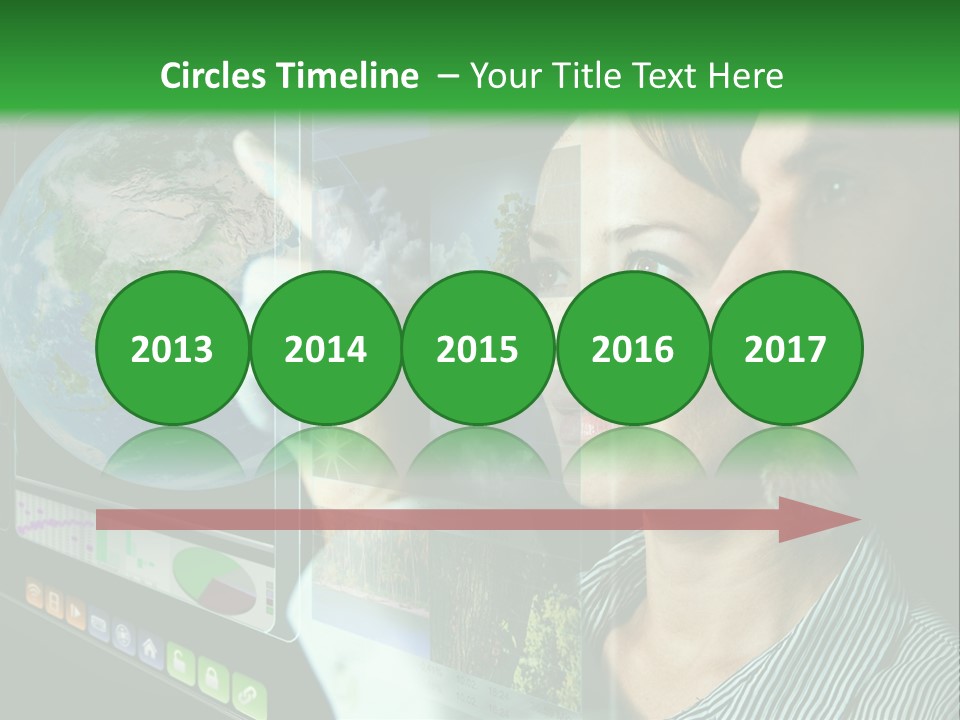 Futuristic Visual Screen PowerPoint Template