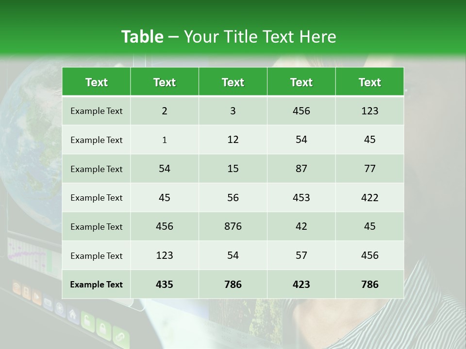 Futuristic Visual Screen PowerPoint Template