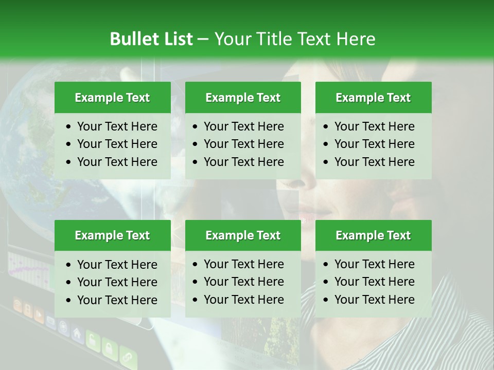 Futuristic Visual Screen PowerPoint Template