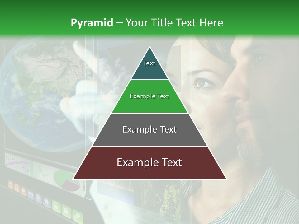 Futuristic Visual Screen PowerPoint Template