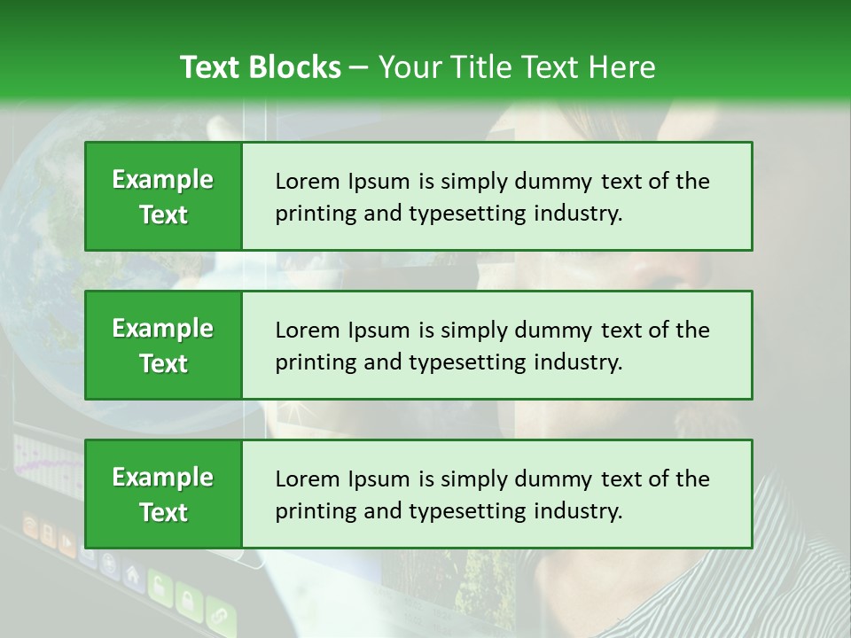 Futuristic Visual Screen PowerPoint Template