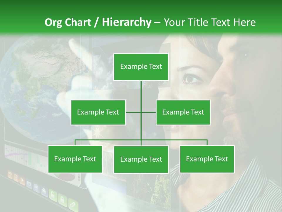 Futuristic Visual Screen PowerPoint Template