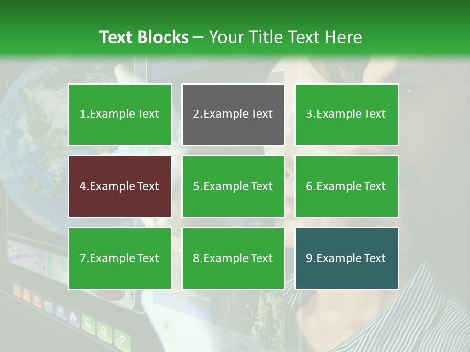 Futuristic Visual Screen PowerPoint Template