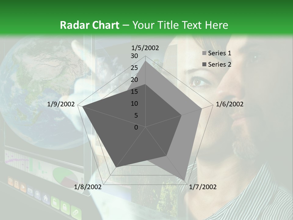Futuristic Visual Screen PowerPoint Template