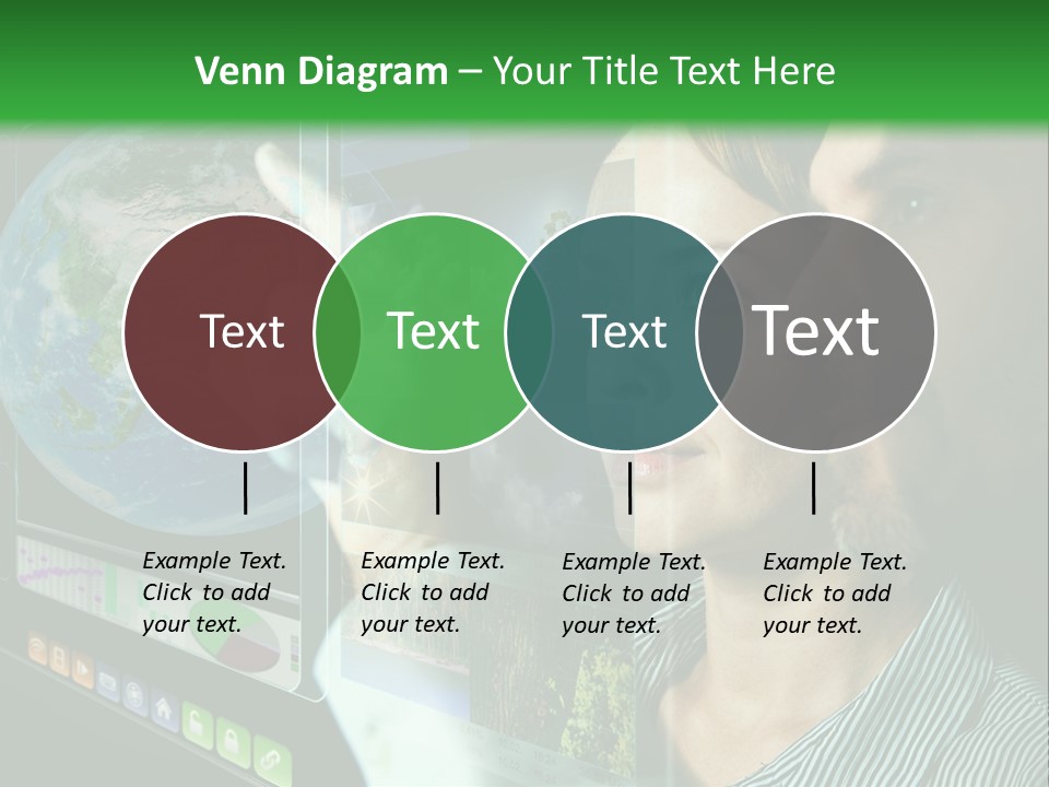 Futuristic Visual Screen PowerPoint Template