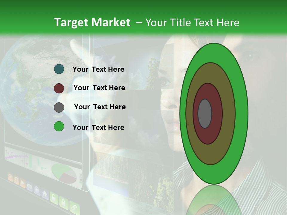 Futuristic Visual Screen PowerPoint Template