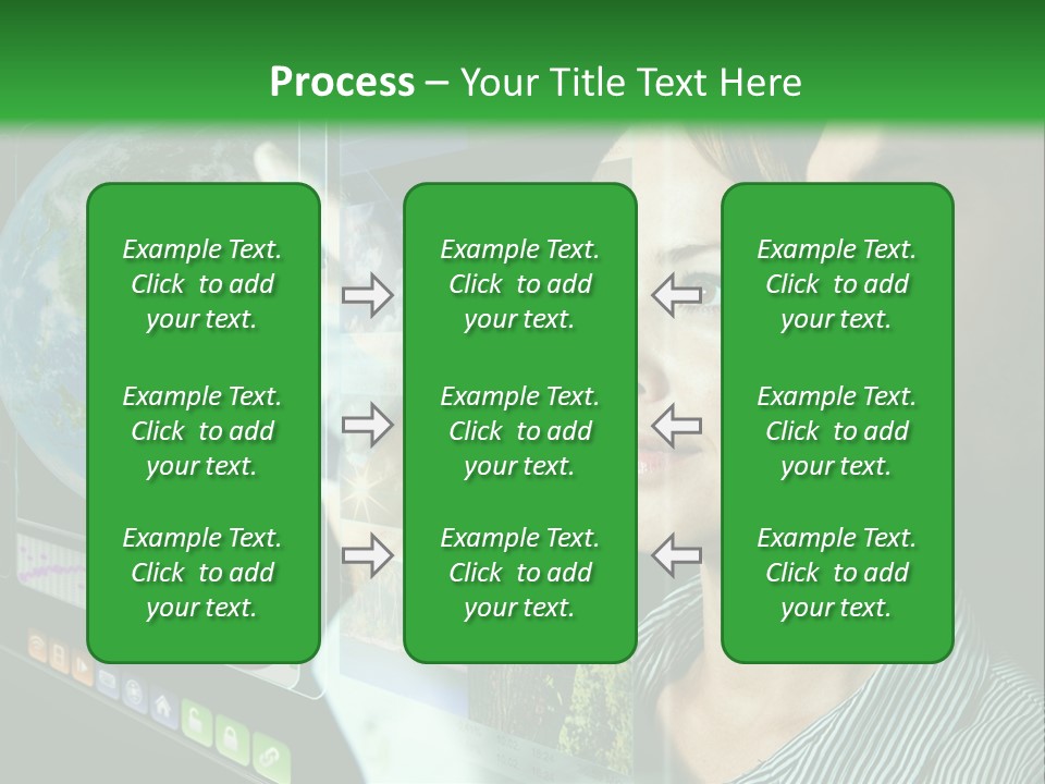 Futuristic Visual Screen PowerPoint Template