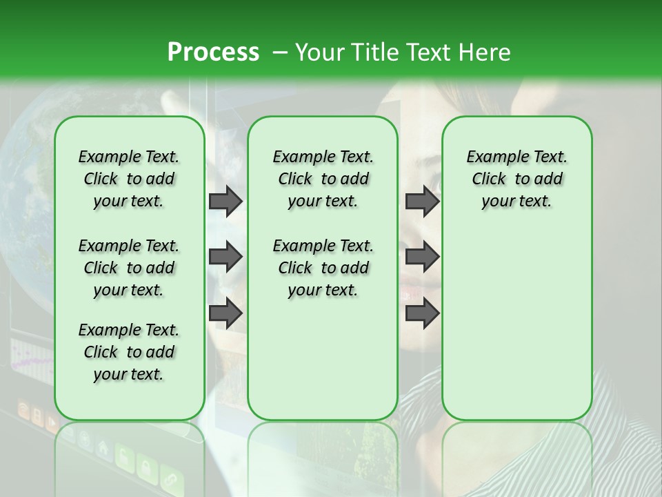 Futuristic Visual Screen PowerPoint Template