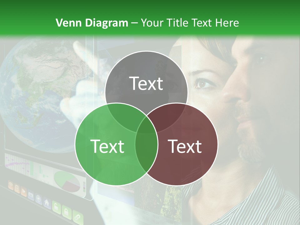 Futuristic Visual Screen PowerPoint Template