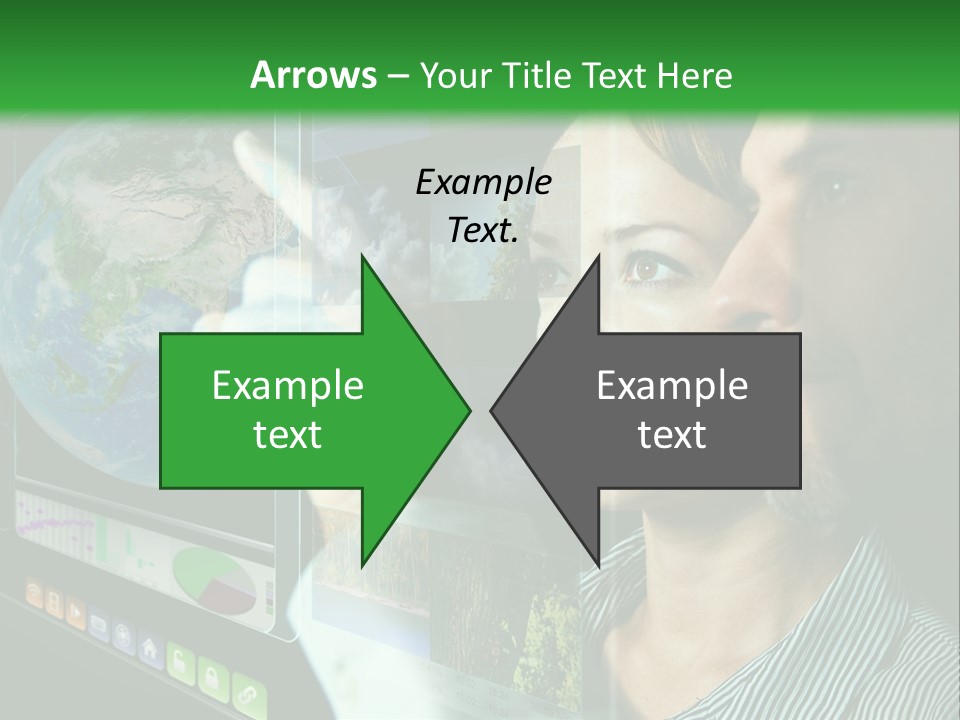 Futuristic Visual Screen PowerPoint Template
