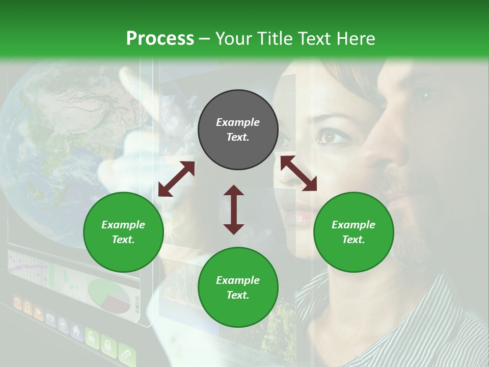 Futuristic Visual Screen PowerPoint Template