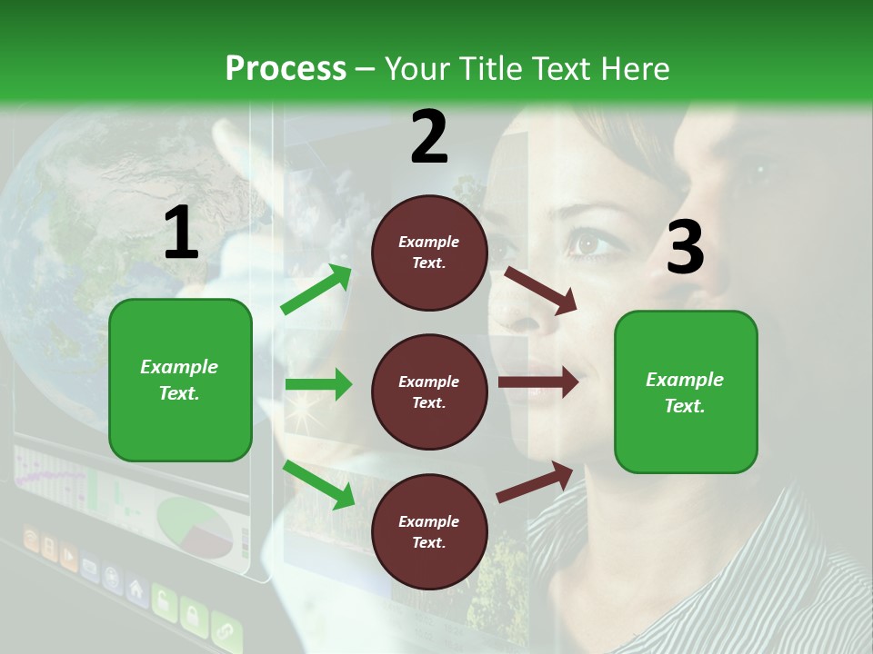 Futuristic Visual Screen PowerPoint Template