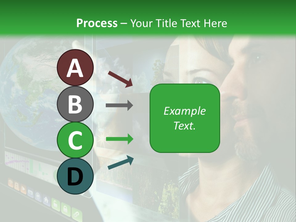 Futuristic Visual Screen PowerPoint Template