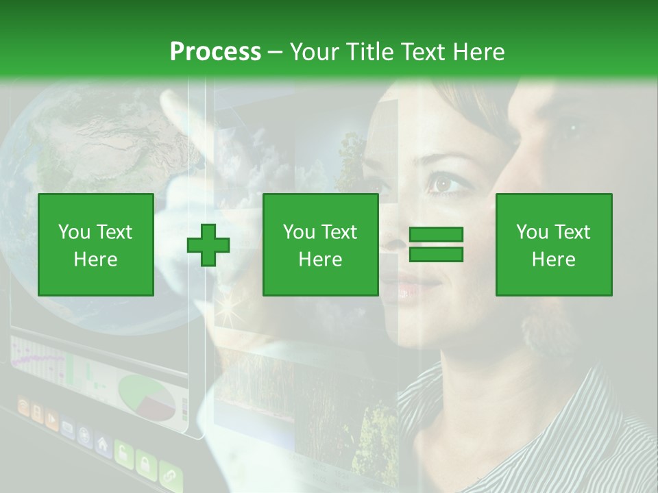 Futuristic Visual Screen PowerPoint Template
