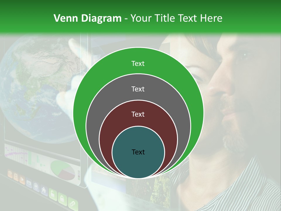 Futuristic Visual Screen PowerPoint Template
