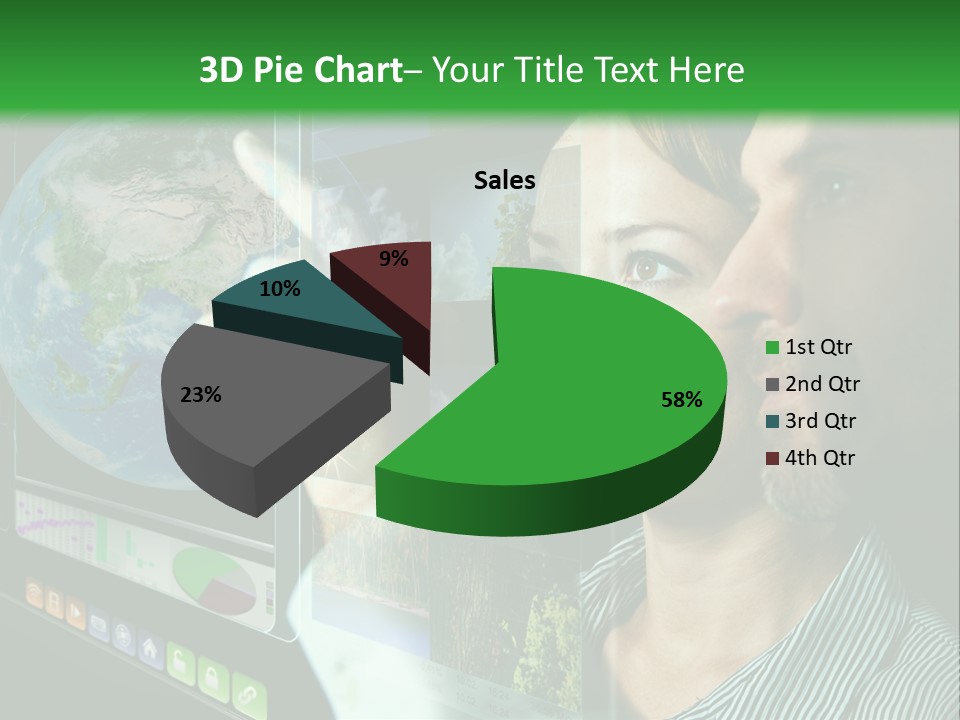 Futuristic Visual Screen PowerPoint Template