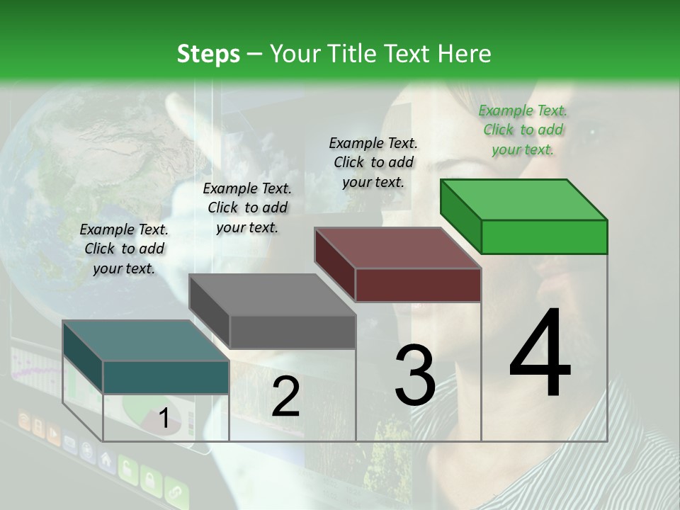 Futuristic Visual Screen PowerPoint Template