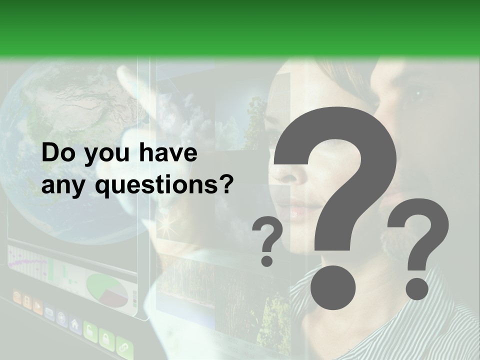 Futuristic Visual Screen PowerPoint Template