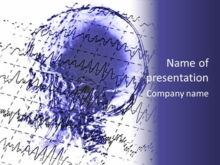 Eeg Clinic Skull PowerPoint Template