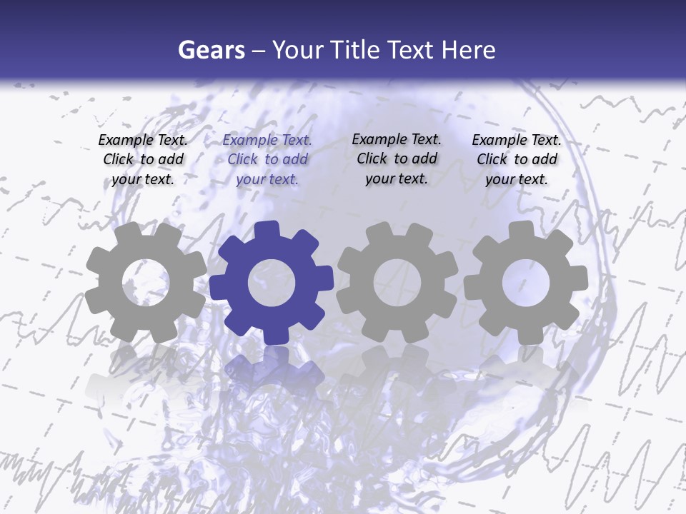 Eeg Clinic Skull PowerPoint Template