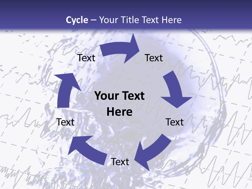 Eeg Clinic Skull PowerPoint Template