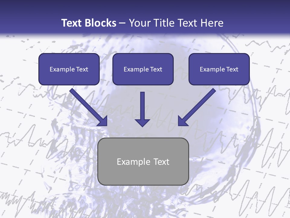 Eeg Clinic Skull PowerPoint Template