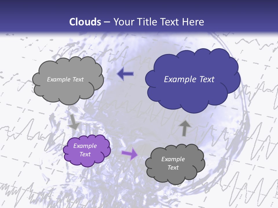 Eeg Clinic Skull PowerPoint Template