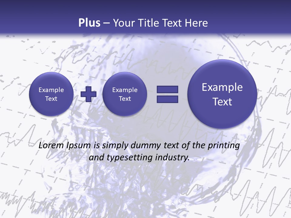 Eeg Clinic Skull PowerPoint Template