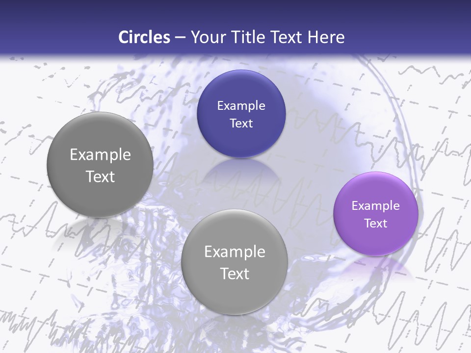 Eeg Clinic Skull PowerPoint Template