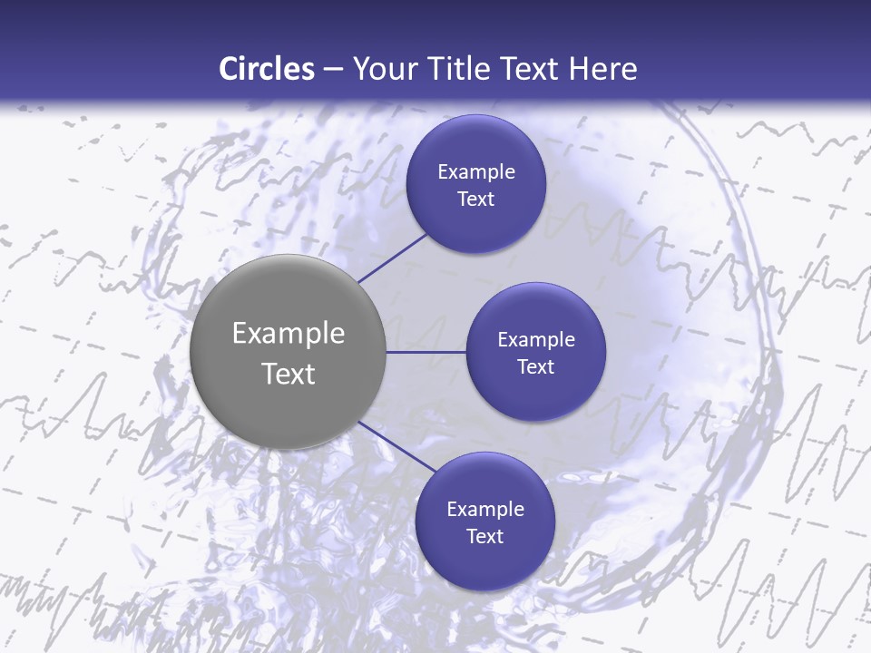 Eeg Clinic Skull PowerPoint Template