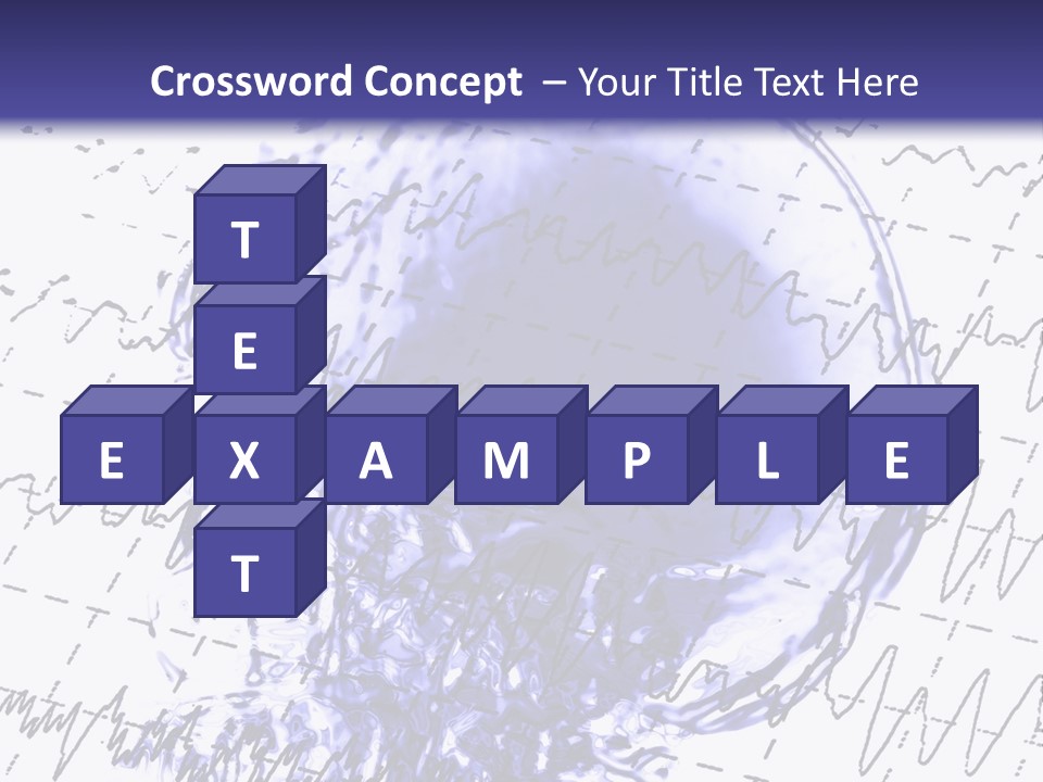 Eeg Clinic Skull PowerPoint Template