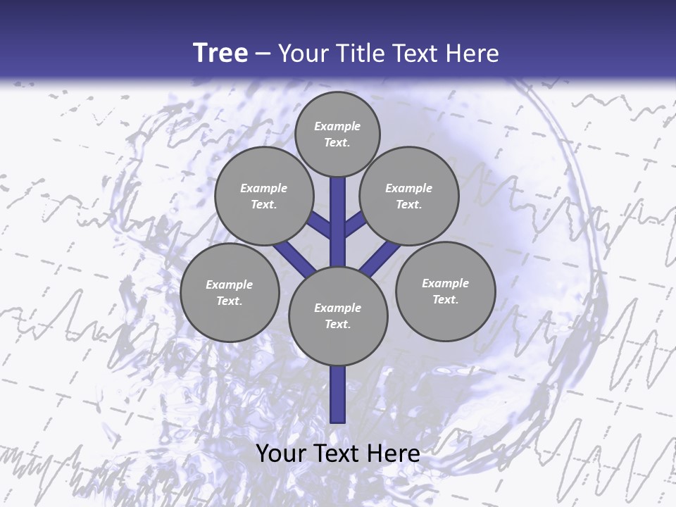 Eeg Clinic Skull PowerPoint Template