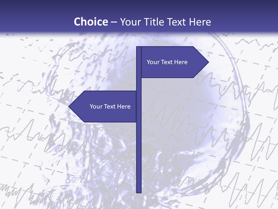 Eeg Clinic Skull PowerPoint Template